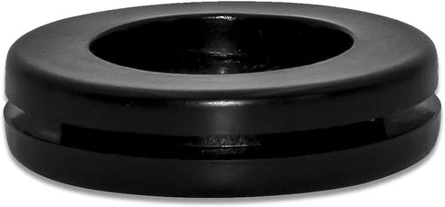 Flyshop 25mm Black Rubber Grommet, 20mm ID, Drill Hole Grommets for Wire Protection, 4-Pack