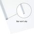 Pelopy 20 Pack Slide Grip Binding Bars, A4 Spine Plastic Slide for School Office Report Cover (White, 0.8 cm, 40 Sheets)