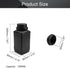 Othmro 5pcs Plastic Lab Chemical Reagent Bottles, 1000ml/33.81oz Wide Mouth Liquid/Solid Square Sample Storage Container Sealing Bottles with Anti-theft Cap Black by Othmro