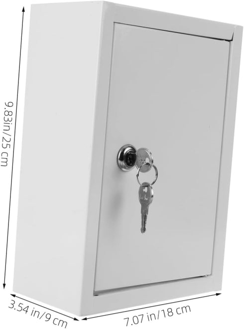 Mailbox Package Ciieeo Wall Mounted Lock Milk Bottlee Box Outdoor Box for Porch