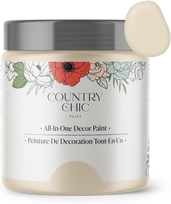 Country Chic All-in-One Chalk Paint for Furniture, Cabinets, Home Decor, Eco-Friendly, Matte