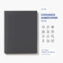 E7-B Expanded Hardcover Lab Notebook, 9.25 x 11.75 in (23.5 x 30 cm), 144 Pages, Permanent Bound, 70lb Heavyweight Paper (1-Pack, Grid)
