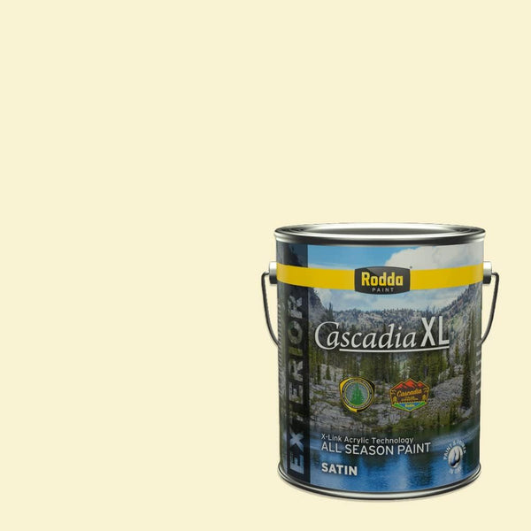 Rodda Paint CASCADIA XL Exterior Satin Paint & Primer in One, 1-Gallon,
