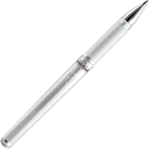Uni-ball UM 153 Signo Broad Point Gel Pen - White, Pack of 3
