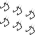 6PCS Pegboard Drill Holder | Pegboard Hooks and Accessories for Tool Storage and Display