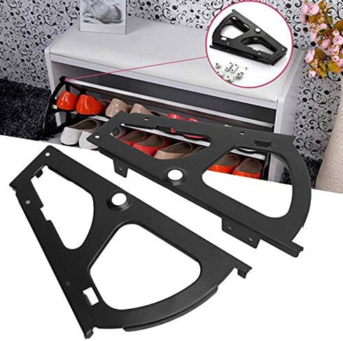 Shoes Cabinet Drawer Hinge Cabinet Frame Stainless Steel Shoes Turing Rack Replacement Fittings Turning Rack Accessory