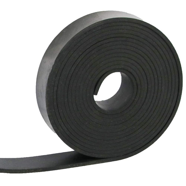 NABOWAN Solid Rubber Strip, 1/8" Thick x 1" Wide x 240" Long, Thin Neoprene Rubber for DIY Gasket, Weather Stripping