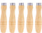 DOITOOL 10PCS Wooden File Handle with Metal Collars for Woodworking, Garage Tool Maintenance