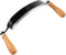 Kimting Honghui 10 Inch Curved Draw Knife Woodworking Debarking Tool Felled Shave Knife Bark