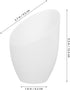 2Pcs Bulbs Uonlytech Plastic Horseshoe Lampshade Covers for White Barrel Lamp Shades for Floor Lamps and Wall Sconce