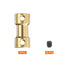 MECCANIXITY 4pcs Brass Shaft Coupling Joint Connector 2mm to 3mm with Screws for RC Model Car Airplane Motor