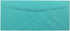 JAM PAPER #10 Business Colored Window Envelopes - 4 1/8 x 9 1/2 - Sea Blue Recycled - 50 Pack