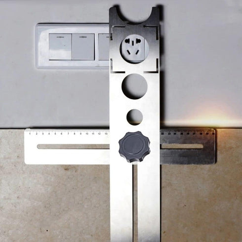 Adjustable Ceramic Tile Hole Locator, Universal Drilling Hole Tools for Marble, Glass, and Ceramic Floor