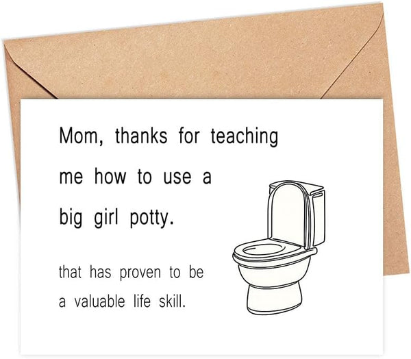 LarsonDesign Mom Thanks For Teaching Me How To Use A Big Girl Potty