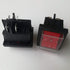 2Pcs KEDU HY12 4Pins Push Button Switch, AC 125/250/400V, Waterproof Rocker Switches for Electrical Appliances