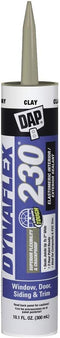 DAP Dynaflex 230 Premium Elastomeric Sealant, Clay, 10.1 Oz