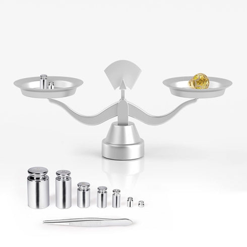ACCT Calibration Weight Set, 1g 2g 5g 10g 20g 50g 100g, 1 Piece Calibration Weight Tweezers for Digital Scale Balance