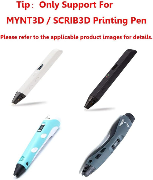15 1.75mm 3D 10feet, 150 3D Pen/3D Pack, MYNT3D SCRIB3D Bright Colors Pen PLA Filament Refill, Each Color Total Feet