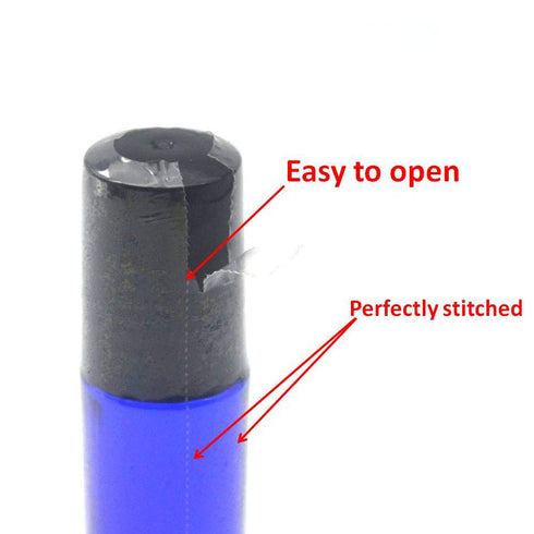 200 PCS Heat Shrink Wrap Bands for 10ml Roller Bottles, Clear Perforated Sleeves for Lip Gloss, Perfume, Essential Oil