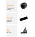 binifiMux 6pcs M6 x 100mm Full Thread Black Hexagon Socket Cap Head Bolt, Alloy Steel 12.9 Grade