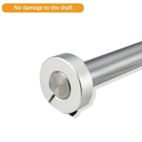 TTZEZE Aluminum Alloy Shaft Collars, 4 PCS Metal Stop Collar Clamp, 40mm ID, 70mm OD, 18mm Width for Wheel Barrow Axle