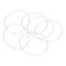 uxcell Silicone O-Rings, 34mm OD 31mm ID 1.5mm Width VMQ Seal Gasket for Pipe Repair, White, Pack of 10