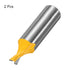 2pcs 1/4" 1/2" 14 HARFINGTON Dovetail Router Bit Diameter Shank Tungsten Carbide Degree Dovetail Joint Drill Bit