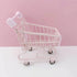 Mini Supermarket Handcart, Mini Shopping Cart Supermarket Handcart Shopping Utility Cart Mode Desk Storage Toy