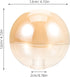 4.72 Inch G9 Bulbs POPETPOP Amber Glass Ball Lampshade Replacement Globe Lamp Shade Cover Decorative Light Shade