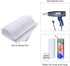 PYD Life 50 PCS Sublimation Shrink Wrap Sleeve White Bags 10 x 5 Inch for 20 OZ Tumbler, Heat Transfer Shrink Wrap