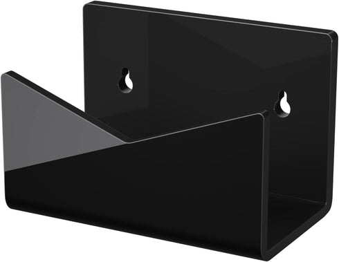 Richboom Black Acrylic Mail Holder, Envelope Holder for Desk Countertop, Letter Holder for Home Office School