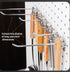 50pc Pegboard Hooks, L Style Long Shelving Hooks, Rustproof Peg Board Tool Utility Hooks Fit 1/4" or 1/8" (6Inch, Black)