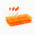 ULAB Scientific Test Tube Rack with Silicon Rubber Gasket, 50 Holes for Tubes 10mm to 18mm