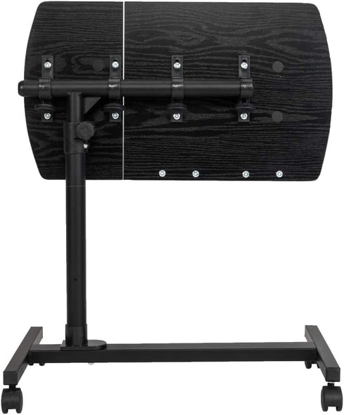 Volowoo 23.22" 13.38" (25.2-38.19)") Mobile Stand Up Desk, Adjustable Laptop Desk with Wheels Flat Surface Computer