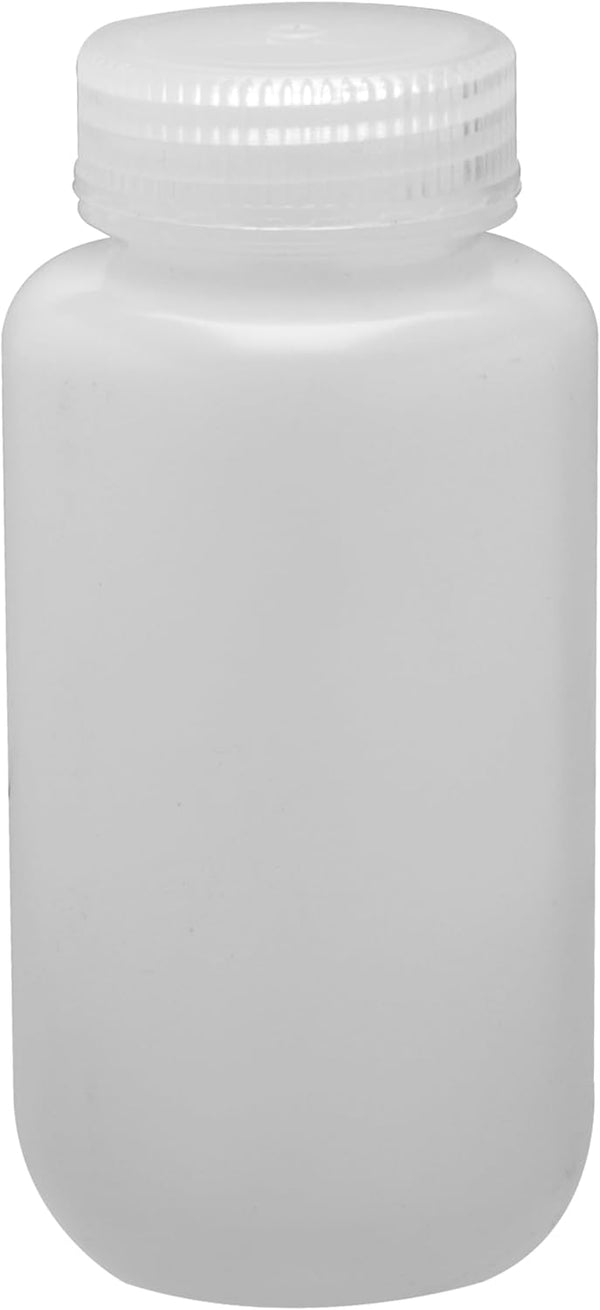 EISCO 500mL Reagent Bottle - Wide Mouth with Screw Cap - HDPE Labs