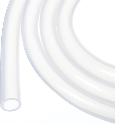 3.3ft Clear Silicone Tubing 3/8" ID x 1/2" OD, Industrial Plastic Hoses for Pump Siphoning, Draining, Irrigation,