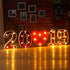 YUANYUYING Light Up Letters with Remote Control,Alphabet Number Signs for Wall Table Decor, Christmas Home Bar Wedding