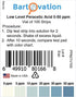 Peracetic Acid Test Strips, 0-50 ppm, Vial of 100 Strips