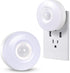 YELKO Motion Sensor Night Light - 6000K White Anti-Glare Plug in LED