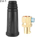 uxcell TIG Welding Panel Connector DKJ50-70 Quick Fitting in Black