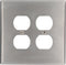Leviton 84116 SS WP 2G DUP OVERSIZED
