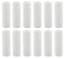 Creative Hobbies 3" White Plastic Candle Covers Sleeves Chandelier Socket Covers ~