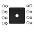 (4+4 Sets) 3/8 and 1/2" Impact Retaining Ring Clip with O-Ring for Milwaukee Electric/Pneumatic Wrench