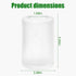 GDMQWSP Fixtures,1-5/8 Inch 4"w 6"hCylinder Glass Lamp Shade Replacement, Frosted Glass Lamp Cover for Pendant Light