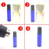 200 PCS Heat Shrink Wrap Bands for 10ml Roller Bottles, Clear Perforated Sleeves for Lip Gloss, Perfume, Essential Oil