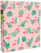 Greenroom 1" Hard Cover Ring Binder - Flamingos