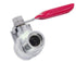 YOUHO 1/4 to 1/4 Hose Barb Straight Through Forged Brass Micro-Cut Ball Valve, 2PCS (Without Check)