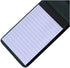 Mini Pocket Notepad Holder with 50 Lined Sheets, Refillable Memo Book Refills, 5 Pack 3x5 Inch Writing Pads
