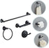 Stainless Steel Retro Towel Hanger Ring for Bathroom