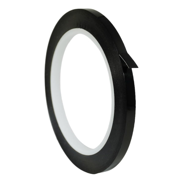GGR Supplies T.R.U. MMYP-1 Mylar Metalized Polyester Film Tape, 72 Yards, Acrylic Adhesive, Multiple Colors (Black, 1/4
